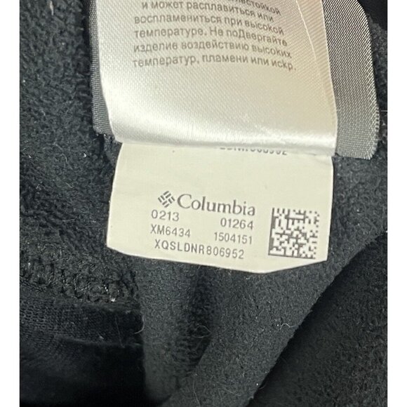Columbia Collared Full Zip Softshell Fleece Jacket Black Mens Medium XM634 - Picture 10 of 11